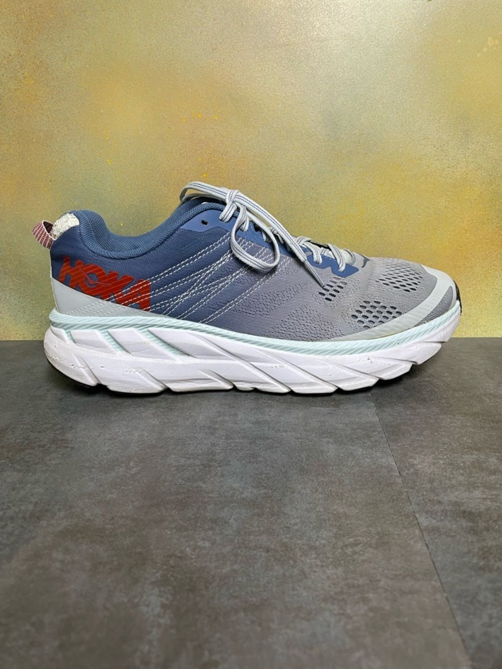 Hoka One One Clifton 6 Women's Blue Running Shoes Size 10.5